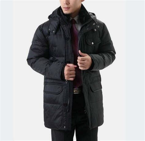 Plus Size Mens Thicken Winter Jacket Big And Tall Men Duck Down