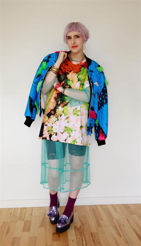 sophie benson embracing colour and pattern clash seapunk harajuku style inspiration colour