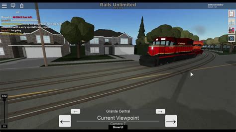 Roblox Rails Unlimited Railfanning 24 Youtube