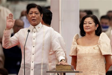 Marcos Sworn In As Philippine President You The People Have Spoken
