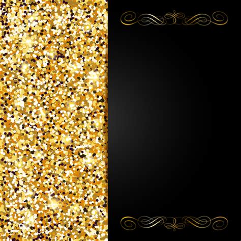 Find images of invitation background. Golden with black VIP invitation card background vector 01 free download