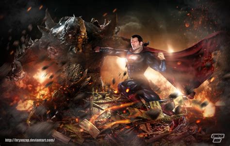 Superman Vs Doomsday By Bryanzap On Deviantart