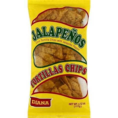 Diana Tortillas Chips Jalapenos 412 Oz Instacart