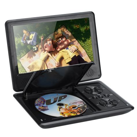 Portable Dvd Player With 9 Inch 270 Degree Swivel Screen Region Free