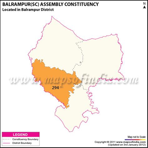 Balrampur Sc Constituency Map 
