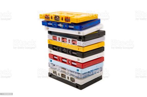 Stacked Music Tapes Stock Photo Download Image Now Audio Cassette