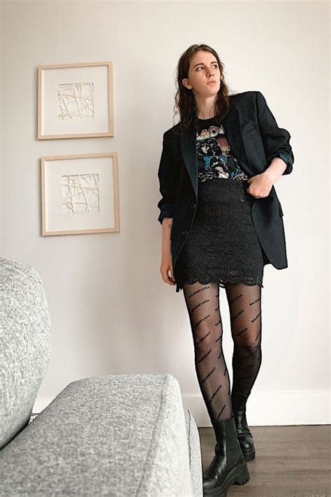 What To Wear With Black Tights Black Tights Outfit Ideas Fall