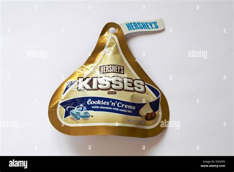 Packet Of Hersheys Kisses Brand Cookies N Creme White Chocolate With