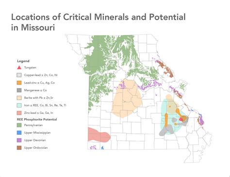 Other Critical Minerals In Missouri Pub2912 Missouri Department Of
