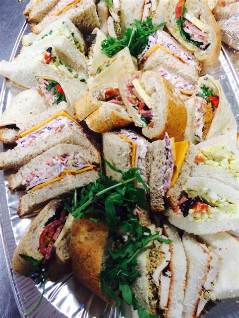 Sandwich Platter Lishh Catering And Café Cork