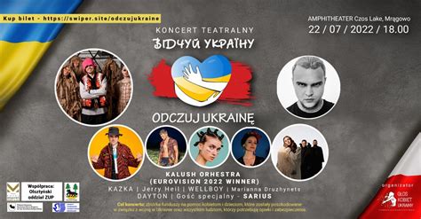 Благодійний концерт вистава Відчуй Україну у Польщі Kalush Orchestra