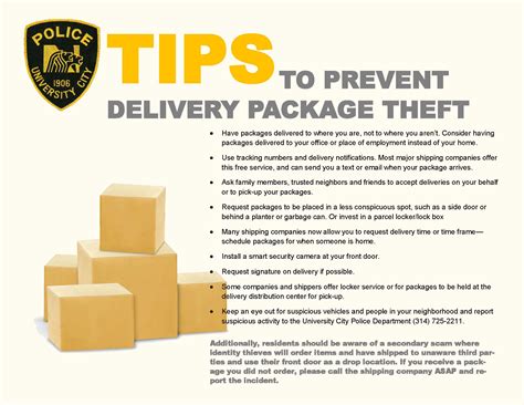 Crime Prevention Tips | University City, MO - Official Website