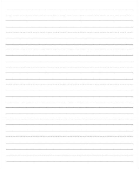Free Printable Primary Paper Template Printable Lined Paper  And
