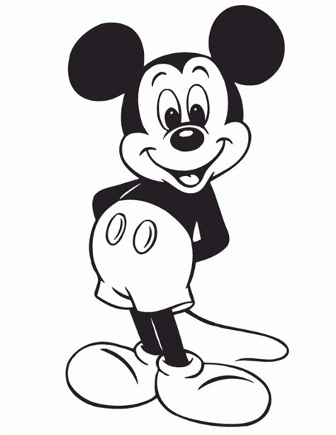 Mickey Mouse Para Colorear Vocales Mickey Mouse Para Colorear Images
