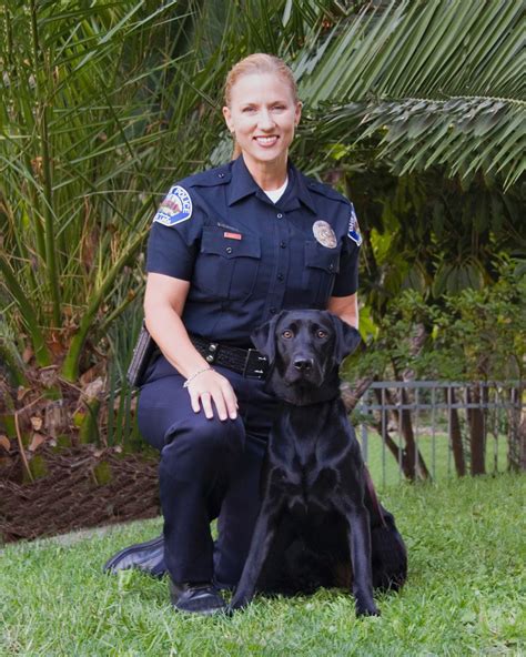 Brea police officer and family say goodbye to retired narcotics K9