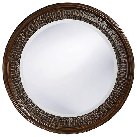 Null 26 In X 26 In Round Framed Mirror Round Wall Mirror Wall Mounted Mirror Beveled Mirror