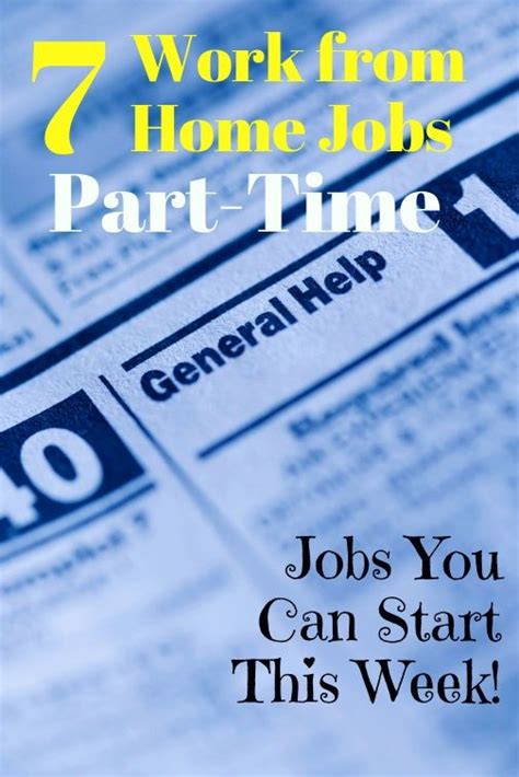 Work From Home 7 Easy Part Time Jobs For Extra Cash
