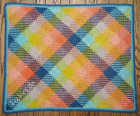 Ravelry Rockinlolas Quinns Planned Pooling Baby Blanket