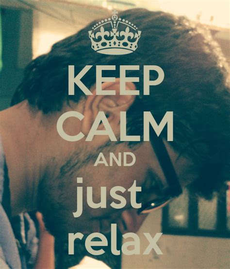 Keep Calm And Just Relax Poster Vishu Keep Calm O Matic