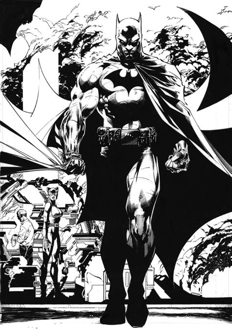 Batman Comic Art Jim Lee Batman Comic Art