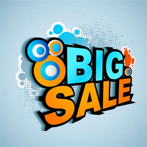 Big Sale Poster stock vector. Illustration of concept - 25263366