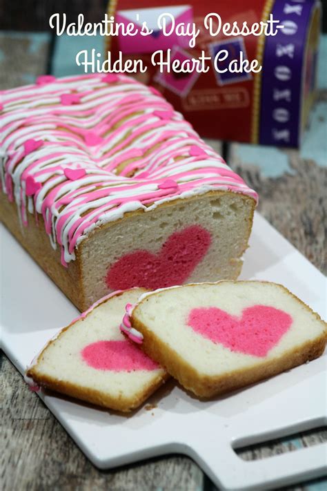 Valentines Day Dessert Hidden Heart Cake Recipe Valentines Day