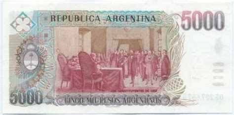 Billete 5000 Pesos Argentinos Argentina Valor Actualizado Foronum