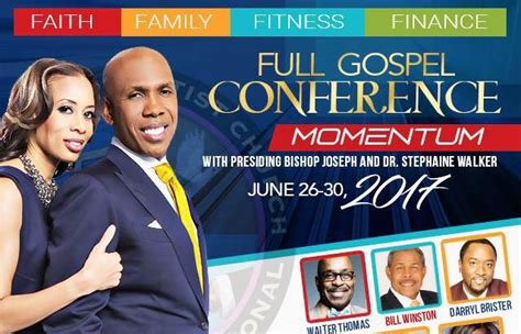 full gospel baptist church fellowship announces its 2017 national conference momentum