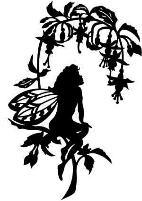 Silhouette Cross Stitch Chart Fuchsia Fairy Fairy Silhouette