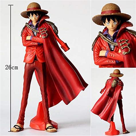 Buy 25cm One Piece Luffy 20th Anniversary Ver Pvc Action Figure Red