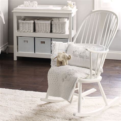 Searching for a nursery chair to complete baby's room decor? Ercol Rocking Chair - White from The White Company ...