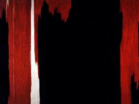 Clyfford Still Untitled Black Red And White 1954 Institute Of
