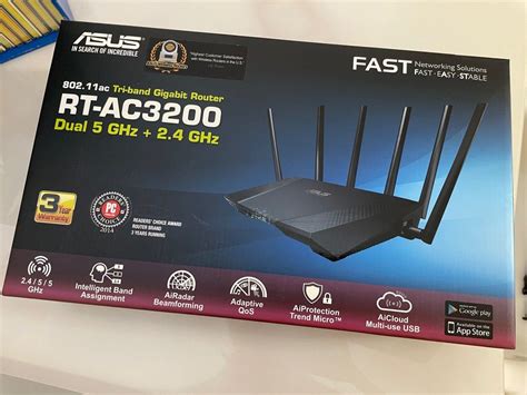 Asus Rt Ac3200 Router 路由器 電腦＆科技 電腦周邊及配件 Wifi及上網相關產品 Carousell