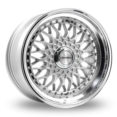 Lenso Bsx Silver Polished 16 Alloy Wheels Wheelbase
