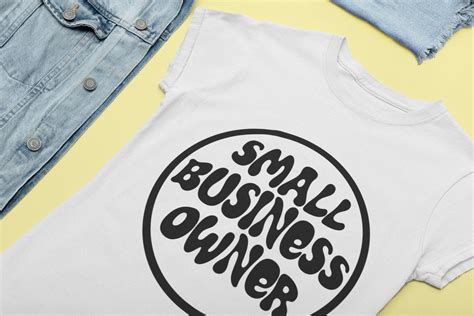 Small Business Owner Tee Custom Shirts Fun Apparel Womens Etsy
