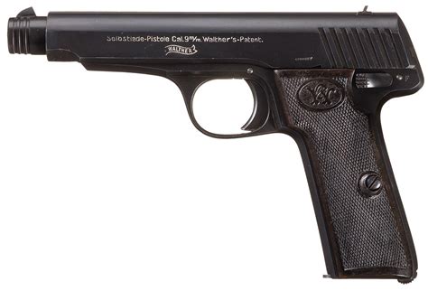Rare Walther Model 6 Semi Automatic Pistol Pistol Firearms Auction Lot 1468
