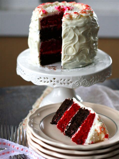 These small cake recipes make double layered cakes and are perfect for one or two families. Indigo Scones: Mini Red Velvet and Chocolate Layer Cake