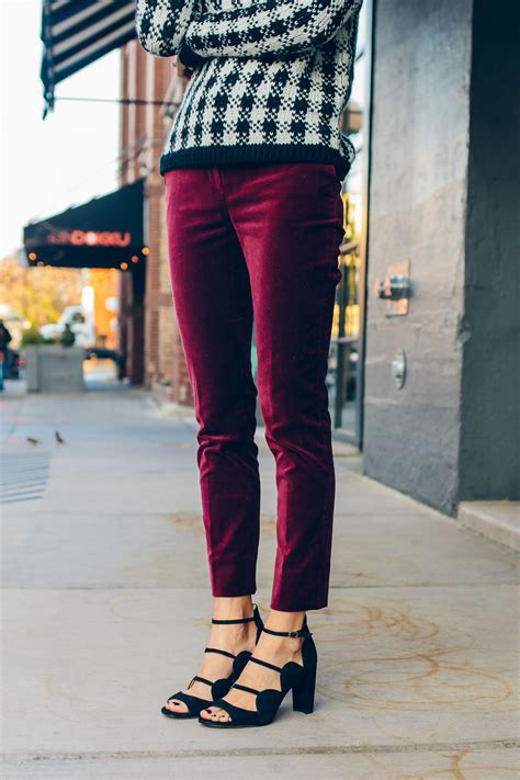 How To Wear Velvet Pants This Season The Fox And She Style Blog