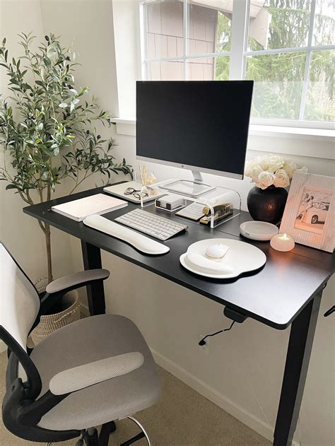 Work From Home Desk Setup — Shop My Home Secretária Casa Decoração