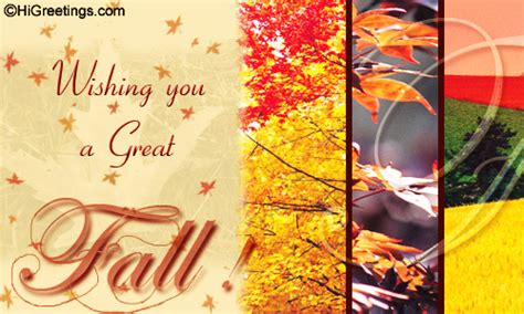 Send Ecards Autumn And Fall Happy And Colorful Autumn