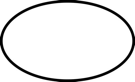 Oval Shape Vector At Collection Of Oval Shape Vector