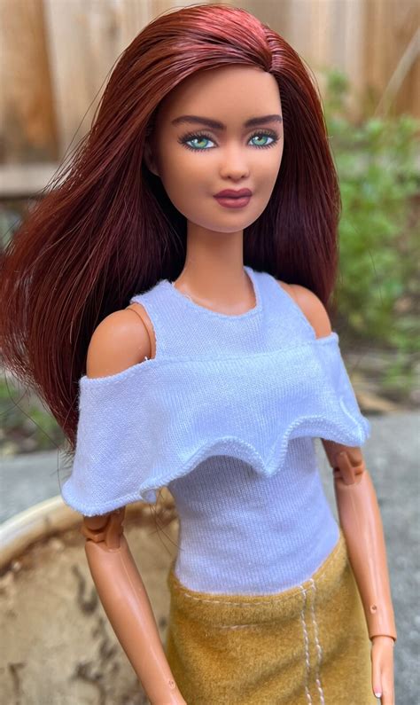 Barbie Repaint Doll Ooak Custom Repainted Collectible By Etsy