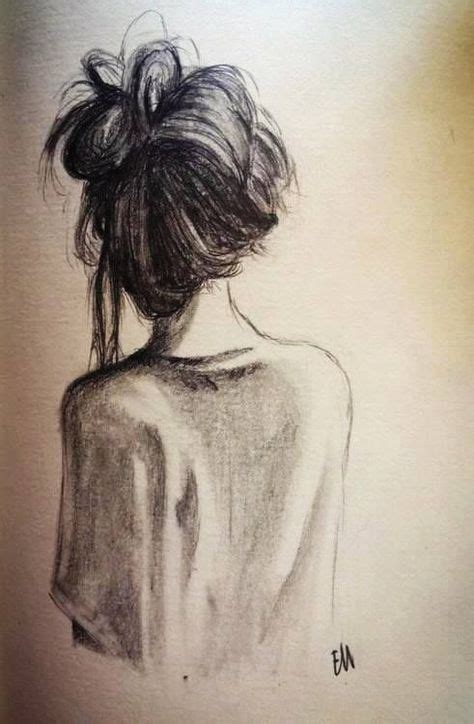 Messy Bun Drawing At Getdrawings Free Download