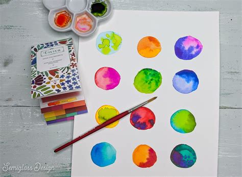 How To Make Your Own Easy Abstract Watercolor Art Semigloss Design