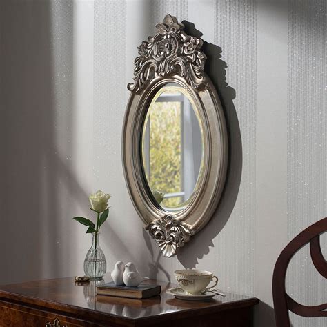 Antique French Style Oval Wall Mirror French Mirrors