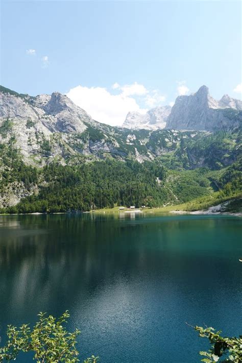 Inner Gosau Lake In The Austrian Alps Stock Image Image Of Landscape