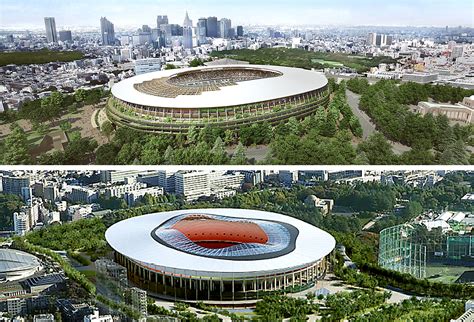 Two New Olympic Stadium Designs Unveiled By Japan Sport Council The