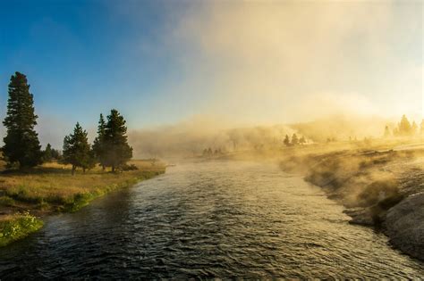 Sunrise On The Yellowstone River Jacob Hughes Photography