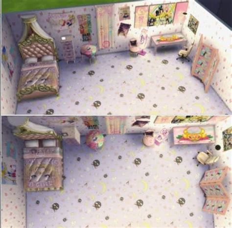 Sailor Moon Bedroom Collection Sims4