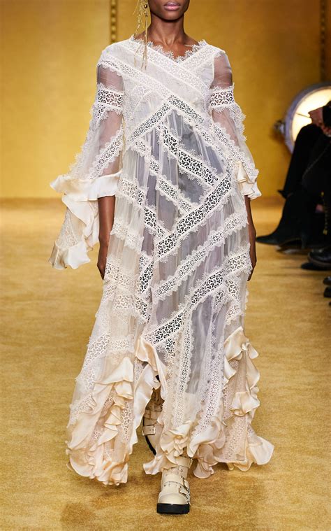 Zimmermann Charm Star Ruffled Silk Maxi Dress | Silk maxi dress, Dress